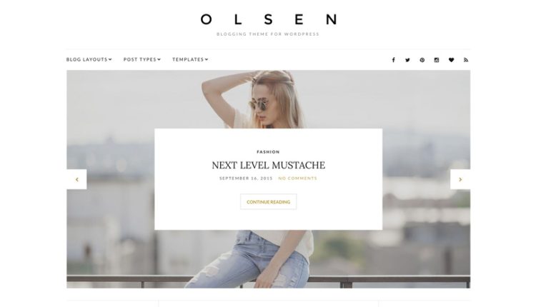 CSS Igniter Olsen Blogging WordPress Theme