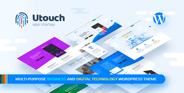 Utouch Startup - Multi-Purpose Business and Digital Technology WordPress Theme