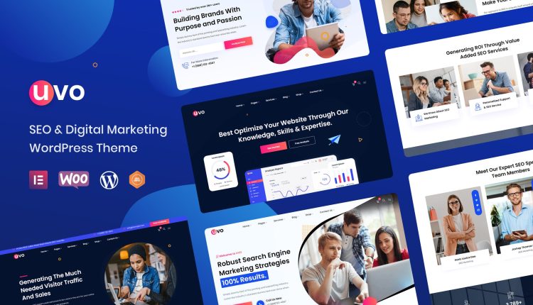 UVO - SEO - Digital Marketing Theme