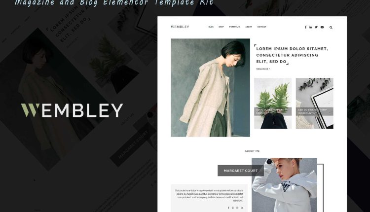 Wembley - Blog - Magazine Elementor Template Kit