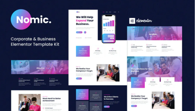 Nomic - Corporate - Business Elementor Template Kit