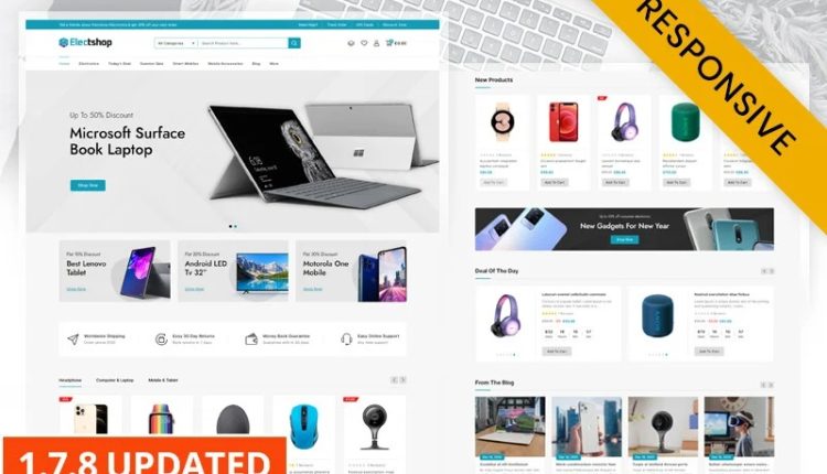 Electshop - Electronics and Digital Store Prestashop Theme