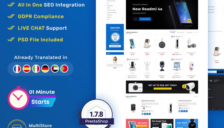 Mega Store - Electronics - Appliances Template