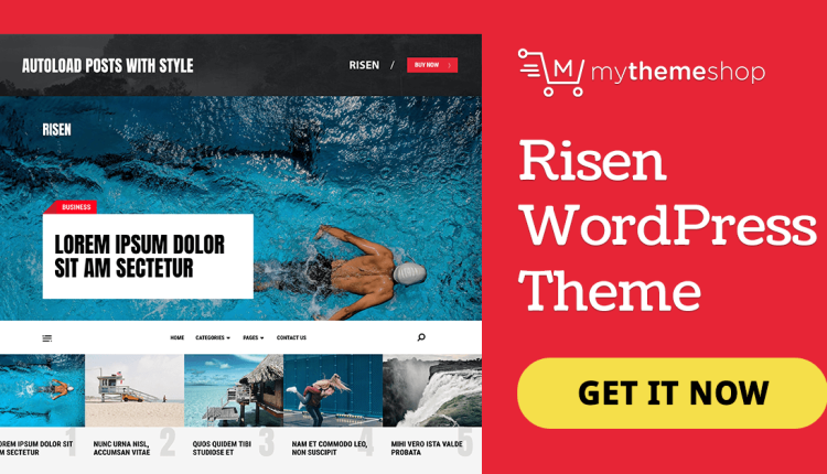 MyThemeShop Risen WordPress Theme