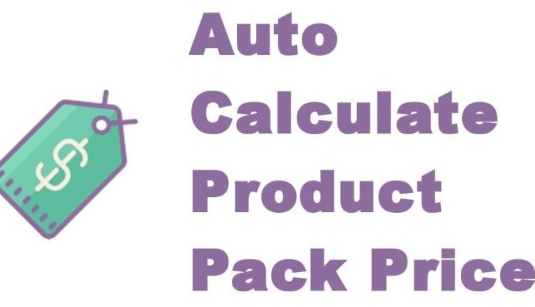 Auto Calculate Product Pack Price Module Prestashop