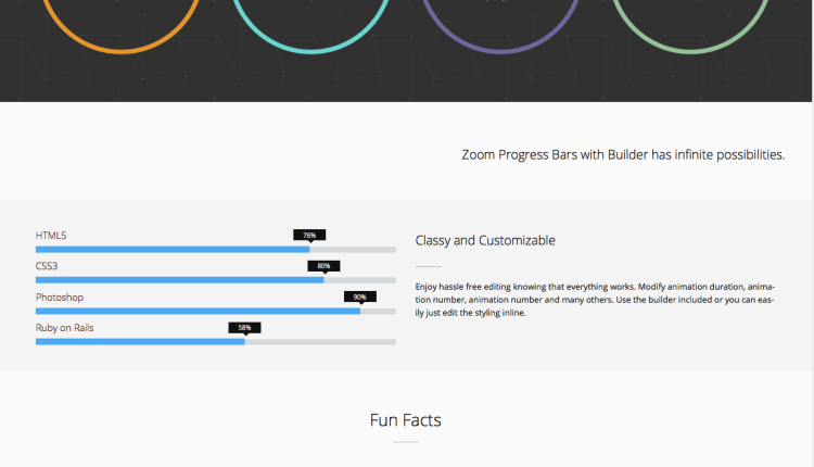 Zoom Progress Bars - WordPress Plugin