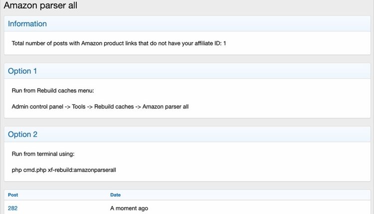 Amazon parser all