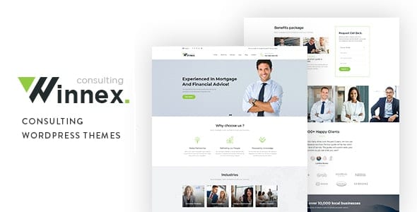 Winnex Business Consulting WordPress Themes