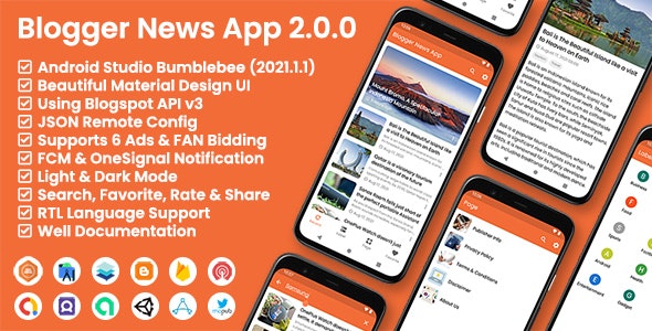 Blogger News App - Blogger API