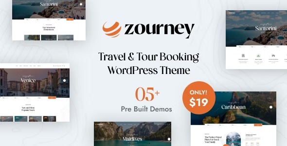 Zourney Travel Tour Booking WordPress Theme