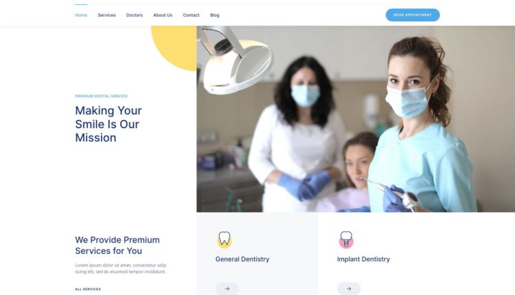 YOOtheme Union Dental WordPress Theme