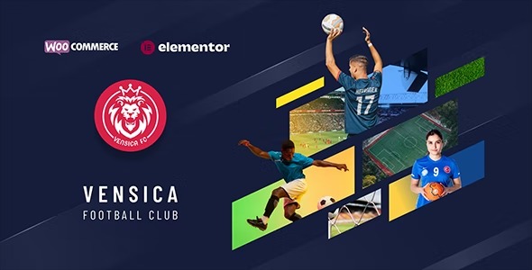 Vensica - Football Club Manager Elementor Theme