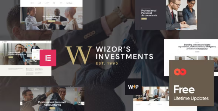 Wizor's Investments - Business Consulting Insurance WordPress Theme