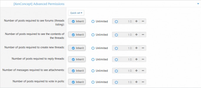 [XenConcept] Advanced Permissions Xenforo
