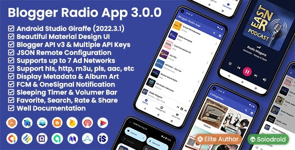 Blogger Radio App - Blogger API