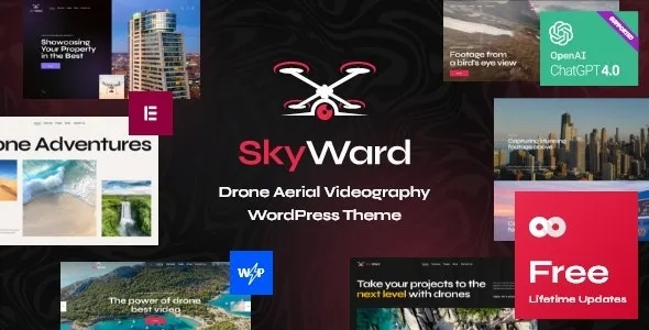 Skyward - Drone Aerial Videography WordPress Theme