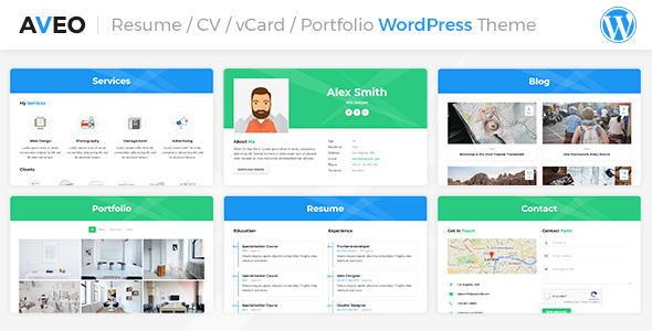 Aveo - Resume WordPress Theme