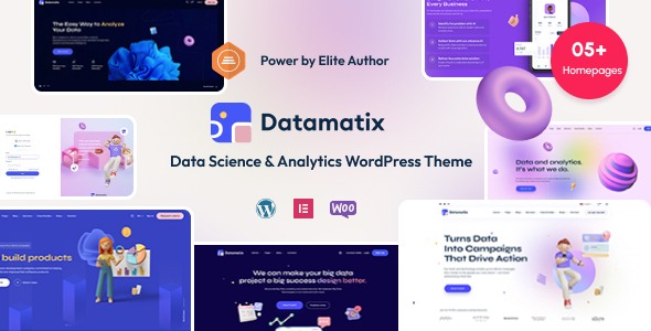 Datamatix Data Science & Analytics WordPress Theme