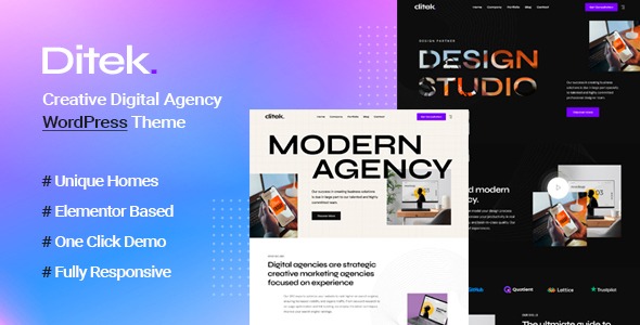 Ditek Digital Agency Creative Portfolio WordPress Theme