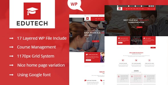 Edutech Education WordPress Theme