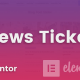 News Ticker Addon For Elementor - News Ticker Addon For Elementor v2.4 by WordPress Nulled Free Download