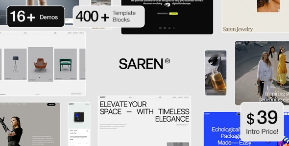 Saren Multi-Concept WooCommerce WordPress Theme