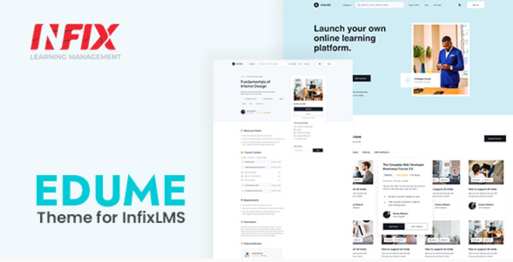 EduMe Theme Infix LMS Laravel Learning Management System